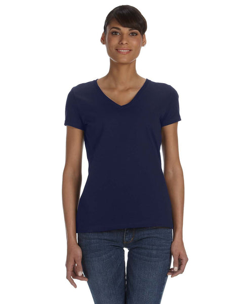 Fruit of the Loom L39VR Ladies' HD Cotton V-Neck T-Shirt