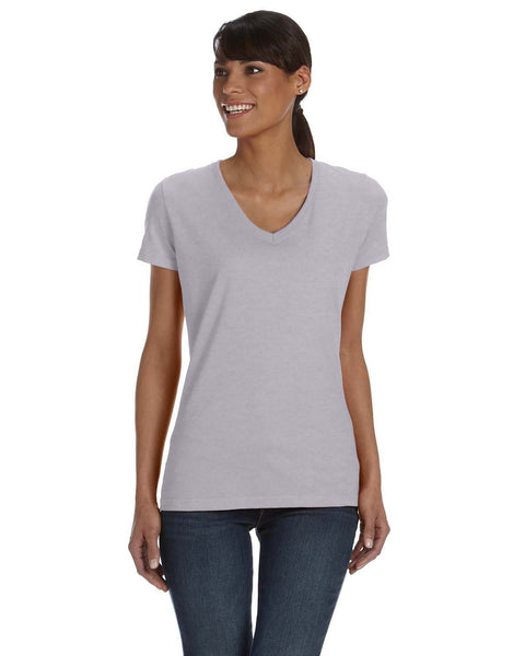 Fruit of the Loom L39VR Ladies' HD Cotton V-Neck T-Shirt