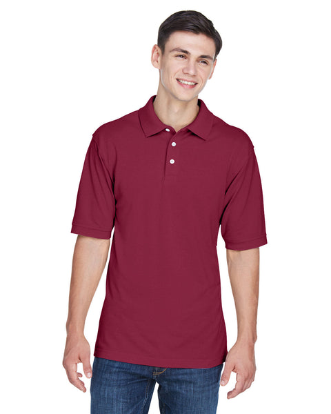 Harriton M265 Men's 5.6 oz. Easy Blend Polo