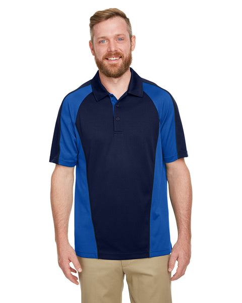 Harriton M385 Advantage Snag Protection Plus IL Colorblock Polo para hombre