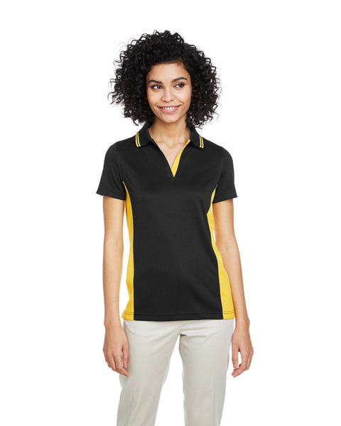 Harriton M386W Ladies' Flash Snag Protection Plus IL Colorblock Polo