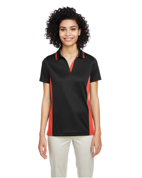 Harriton M386W Ladies' Flash Snag Protection Plus IL Colorblock Polo