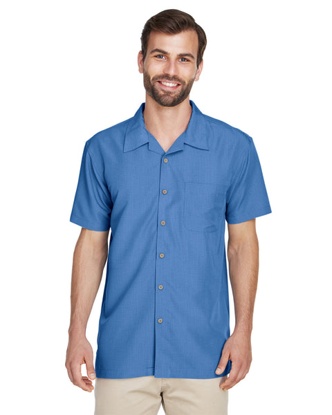 Harriton M560 - Camiseta de campamento con textura de Barbados para hombre