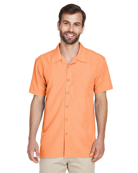 Harriton M560 Men's Barbados Textured CampShirt