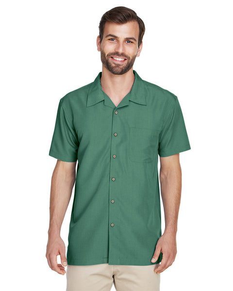 Harriton M560 Men's Barbados Textured CampShirt