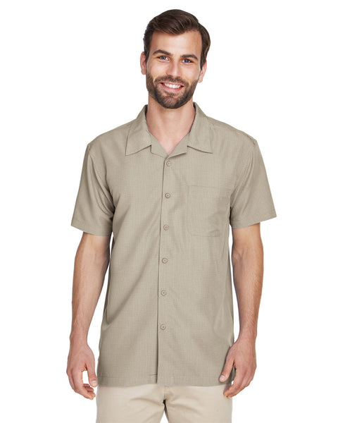 Harriton M560 Men's Barbados Textured CampShirt