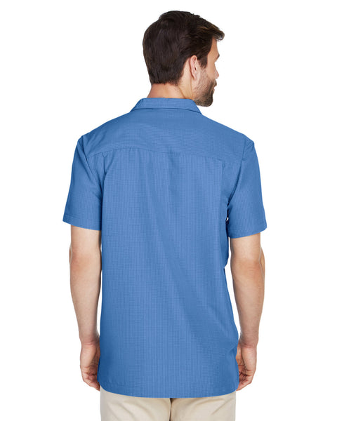 Harriton M560 - Camiseta de campamento con textura de Barbados para hombre