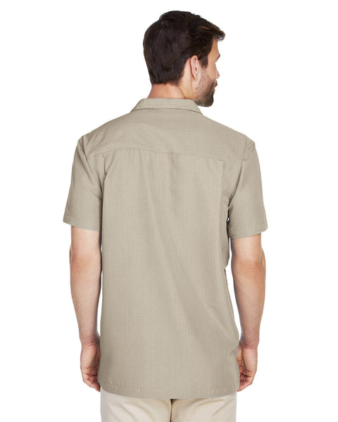 Harriton M560 Men's Barbados Textured CampShirt