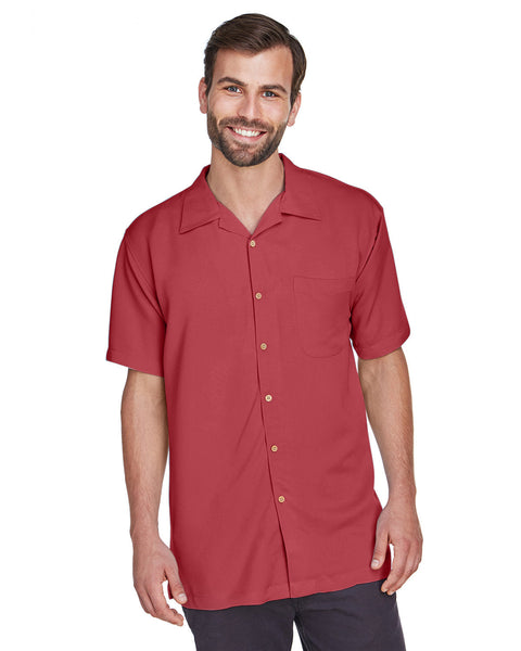 Harriton M570 Hombres Bahama Cord Camp Shirt