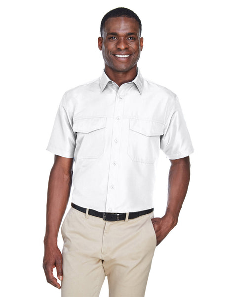 Harriton M580 Key West - Camiseta de manga corta para personal de rendimiento para hombre