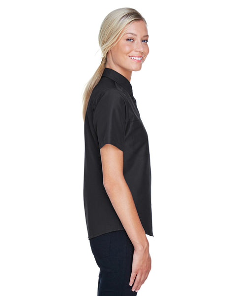 Harriton M580W - Camiseta de manga corta para personal de rendimiento de Key West para mujer