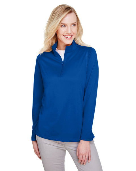 Harriton M748W Ladies' Advantage Snag Protection Plus IL Quarter-Zip