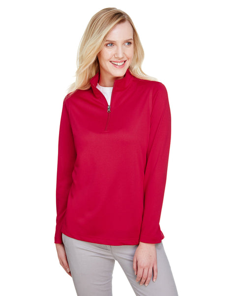 Harriton M748W Ladies' Advantage Snag Protection Plus IL Quarter-Zip