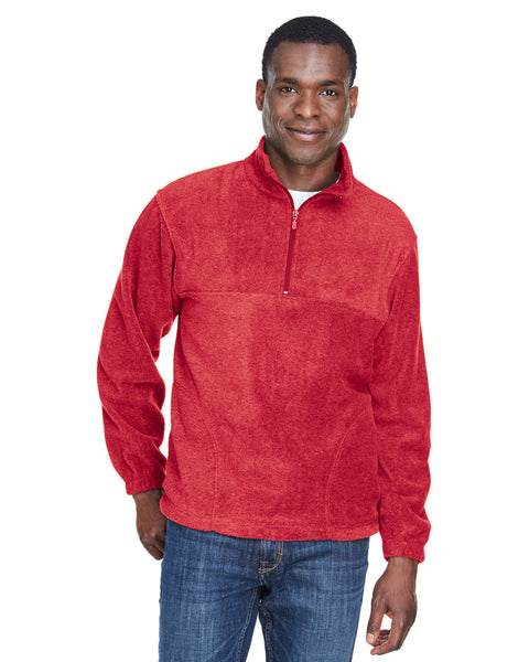 Harriton M980 Adult 8 oz. Quarter-Zip Fleece Pullover