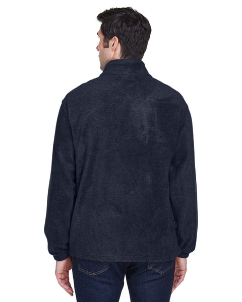 Harriton M990T Men's Tall 8 oz. Full-Zip Fleece