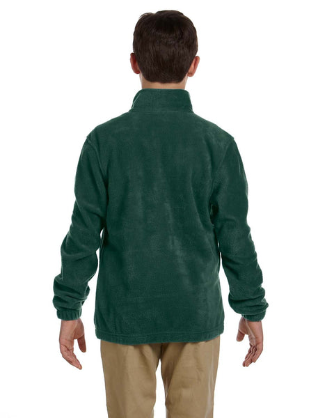 Harriton M990Y Youth 8 oz. Full-Zip Fleece