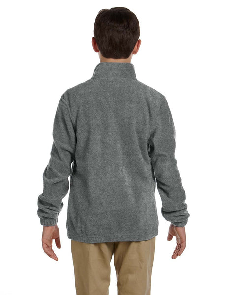 Harriton M990Y Youth 8 oz. Full-Zip Fleece