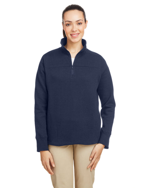 Nautica N17397 Ladies' Anchor Quarter-Zip Pullover