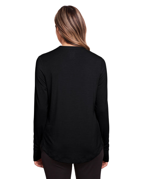 North End NE400W Jaq Snap-Up Stretch Performance Pullover para mujer