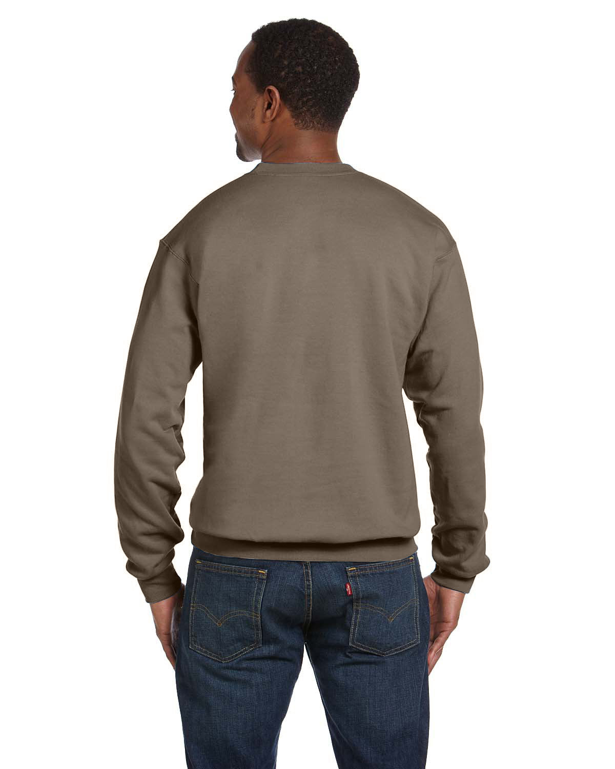 Hanes P1607 Unisex Ecosmart 50 50 Crewneck Sweatshirt Shop Now