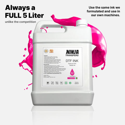 Premium DTF Ink 5 Liters - Ninja Transfers