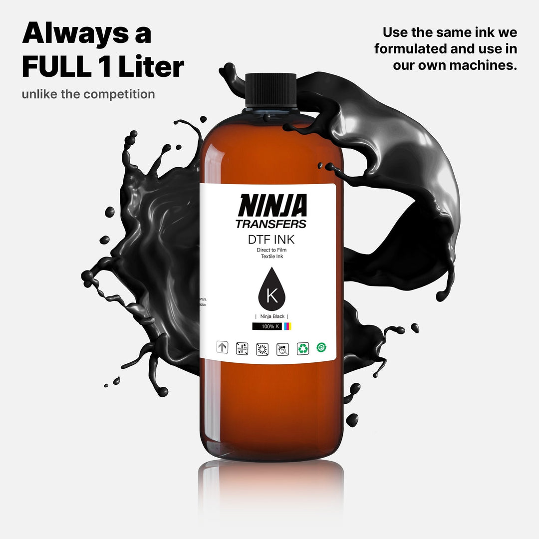 Full Ink DTF Ink | Unmatched Premium Finishes With Direct To Film Printer Ink