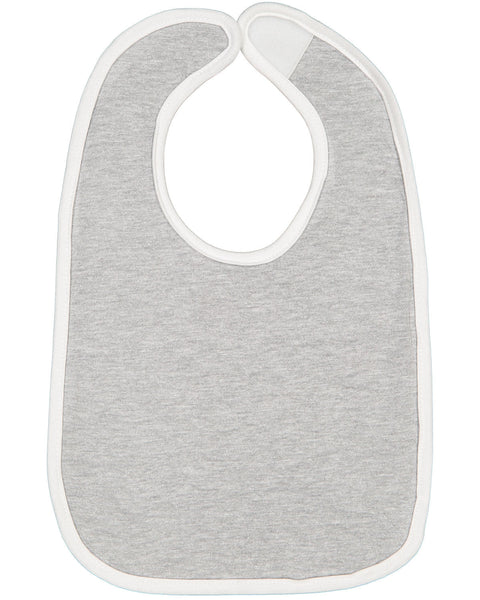 Rabbit Skins RS1004 Infant Contrast Trim Bib