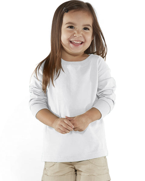 Rabbit Skins RS3302 Toddler Long-Sleeve Fine Jersey T-Shirt