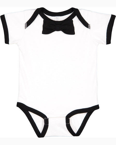 Rabbit Skins RS4407 Infant Baby Rib Bow Tie Body