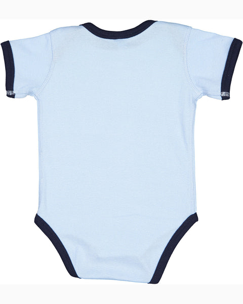 Rabbit Skins RS4407 Infant Baby Rib Bow Tie Bodysuit