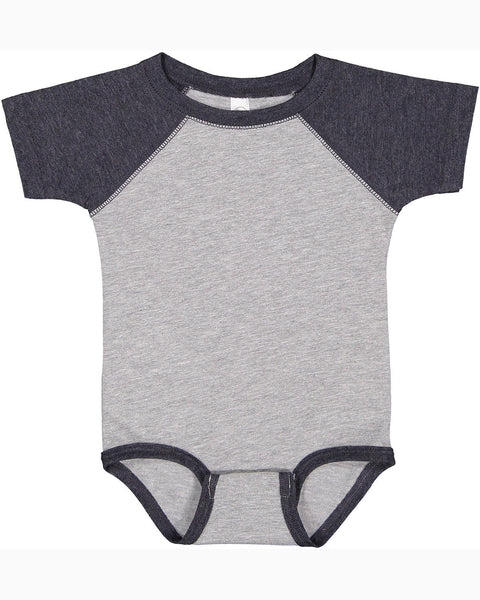 Rabbit Skins RS4430 Infant Baseball Bodysuit