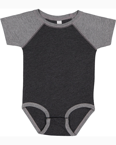 Rabbit Skins RS4430 Infant Baseball Bodysuit