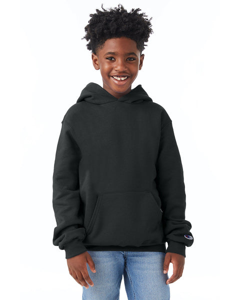 Champion S790 Youth Double Dry Eco Pullover Hooded Sweatshirt