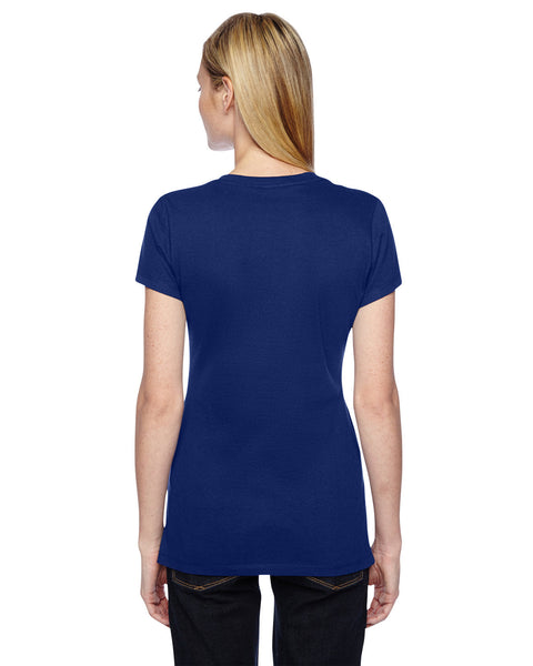 Fruit of the Loom SFJVR Ladies' 4.7 oz. Sofspun Jersey Junior V-Neck T-Shirt