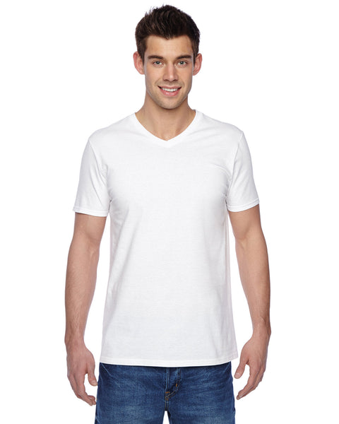 Fruit of the Loom SFVR Adult Sofspun Jersey V-Neck T-Shirt