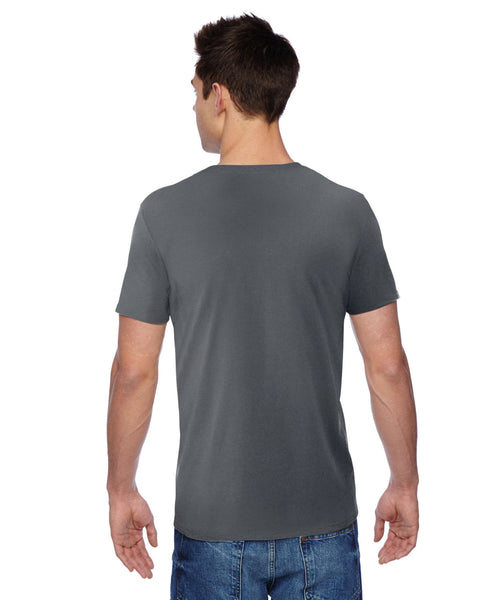 Fruit of the Loom SFVR Adult Sofspun Jersey V-Neck T-Shirt