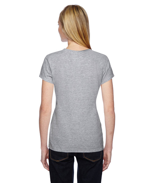 Fruit of the Loom SSFJR - Camiseta de cuello redondo para mujer Sofspun Jersey