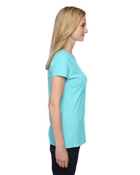 Fruit of the Loom SSFJR - Camiseta de cuello redondo para mujer Sofspun Jersey