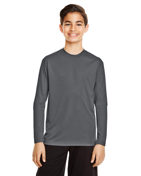 Team 365 TT11YL Youth Zone Performance Long-Sleeve T-Shirt