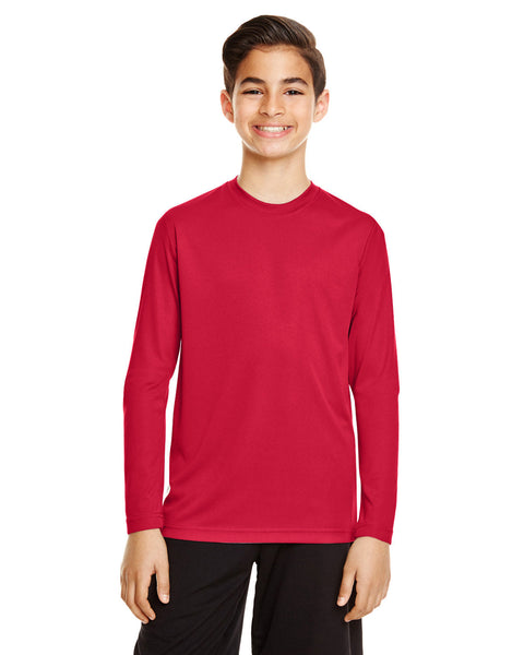 Team 365 TT11YL Youth Zone Performance Long-Sleeve T-Shirt