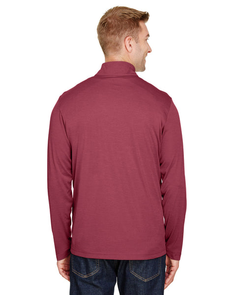 Team 365 TT31H Men's Zone Sonic Heather Performance Quarter-Zip