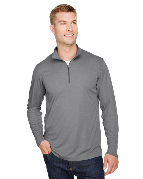 Team 365 TT31H Men's Zone Sonic Heather Performance Quarter-Zip