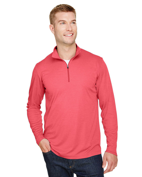 Team 365 TT31H Men's Zone Sonic Heather Performance Quarter-Zip