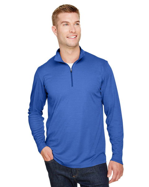 Team 365 TT31H Men's Zone Sonic Heather Performance Quarter-Zip