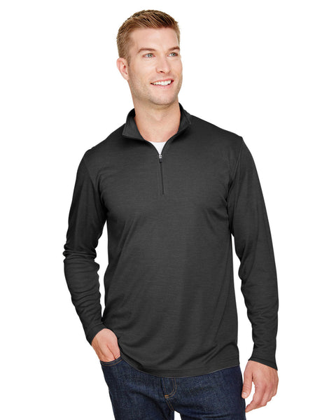 Team 365 TT31H Men's Zone Sonic Heather Performance Quarter-Zip