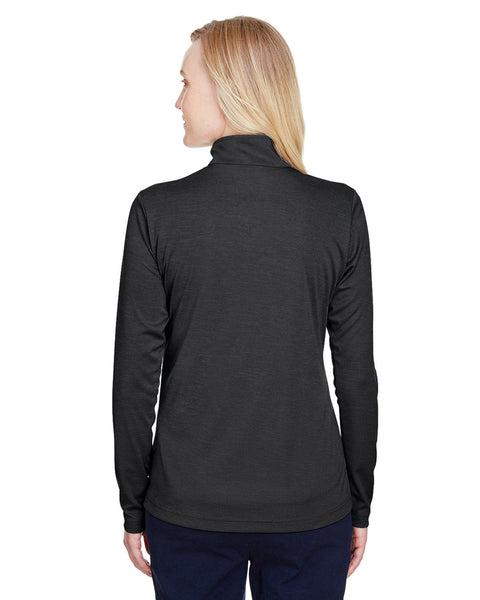 Team 365 TT31HW Ladies' Zone Sonic Heather Performance Quarter-Zip