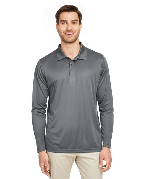 Team 365 TT51L Men's Zone Performance Long Sleeve Polo