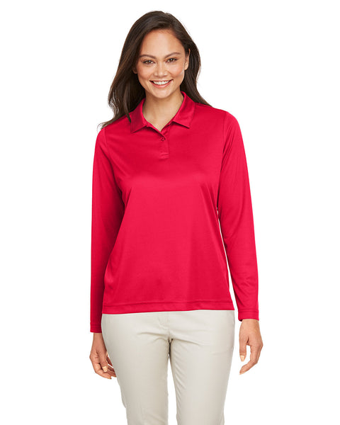 Team 365 TT51LW Ladies' Zone Performance Long Sleeve Polo