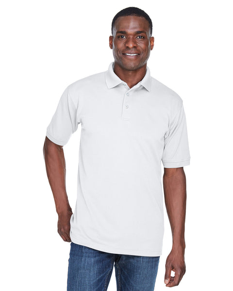 UltraClub U8315 Men's PlatinumPerformance Piqu Polo with TempControl Technology