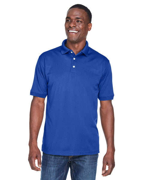 UltraClub U8315 Men's PlatinumPerformance Piqu Polo with TempControl Technology